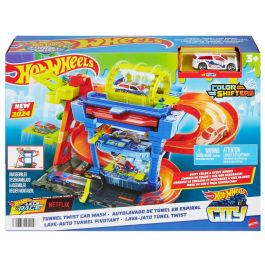 Spalatorie Auto Cu Circuit Si Tunel Hot Wheels HTN80 Noriel