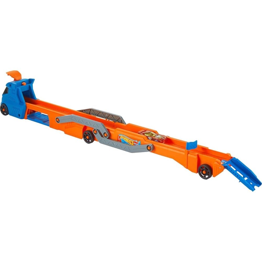 Transportator Cu Piste Si Masina Hot Wheels City Speed Truck HYT83 Noriel