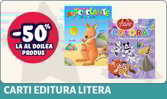Editura Litera -50% reducere la al doilea produs (cel mai ieftin)