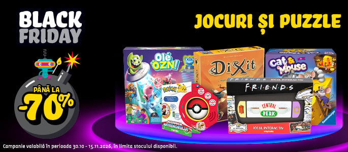 Black Friday pana la -70% Reducere | Jocuri si Puzzle
