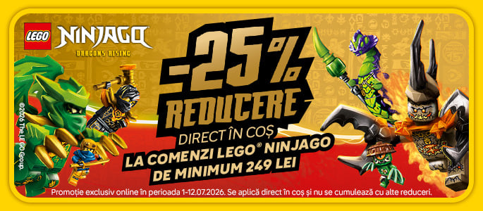 LEGO® Ninjago -25% pt 249 lei