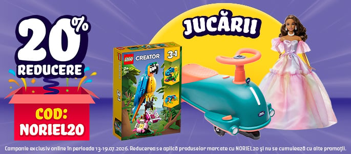 Jucarii -20% Reducere | cod: NORIEL20