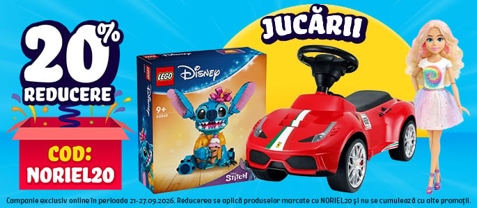 -20% REDUCERE la JUCARII | Cod: NORIEL20