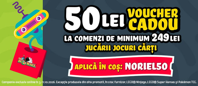 Voucher 50 lei pt. minimum 249 lei | NORIEL50