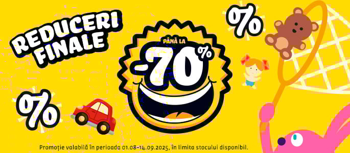 Reduceri finale pana la -70%