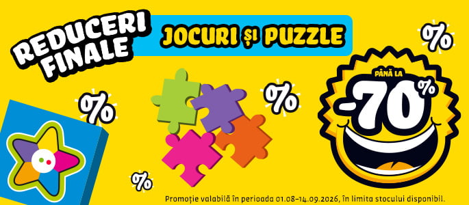 Reduceri la Jocuri si Puzzle| pana la -70%