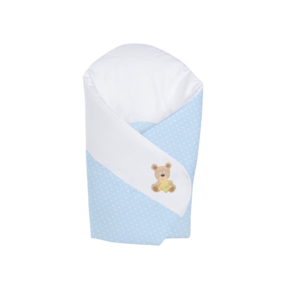 Patura de infasat klups teddy, blue, k070