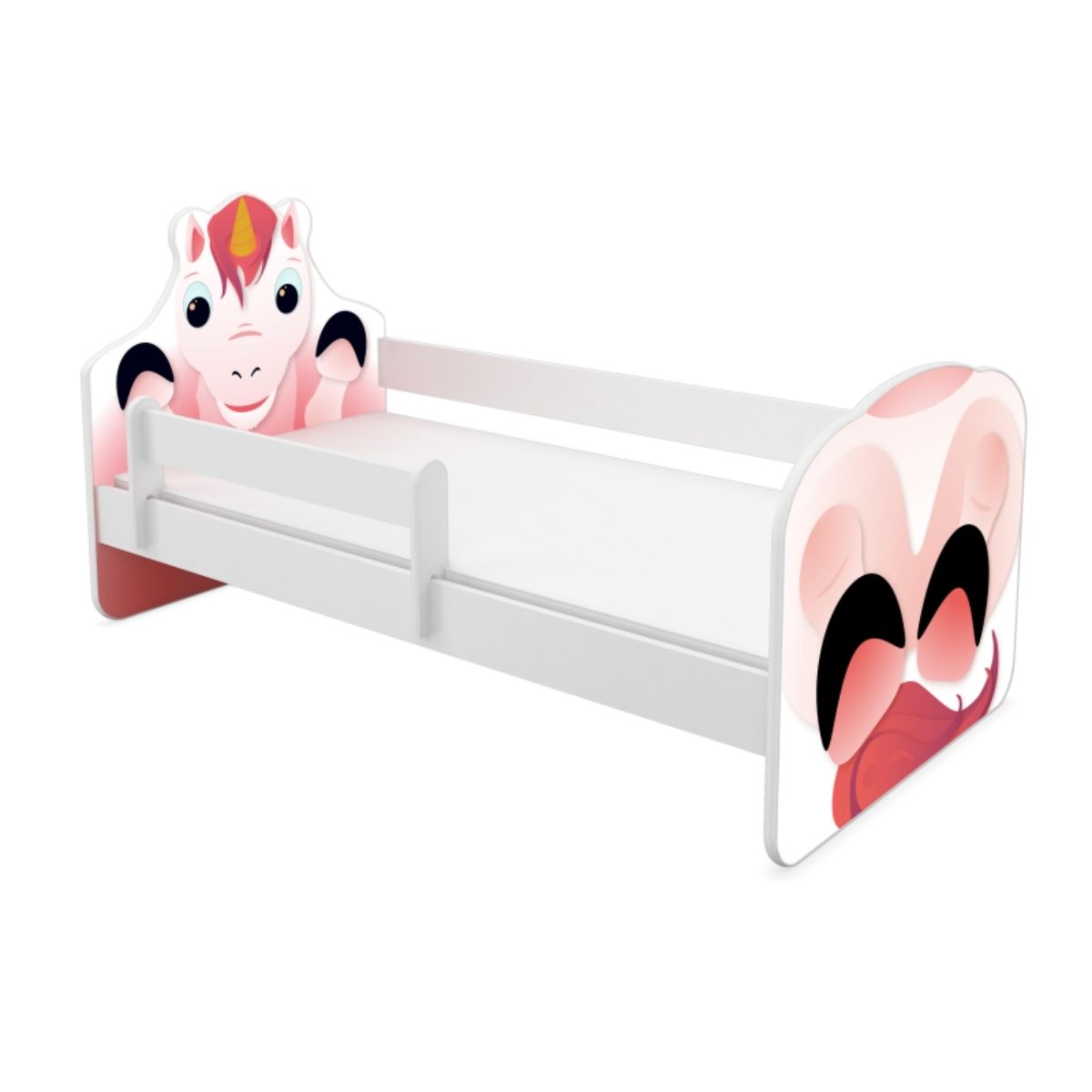 Patut tineret mykids animals unicorn, somiera 140x70 cm