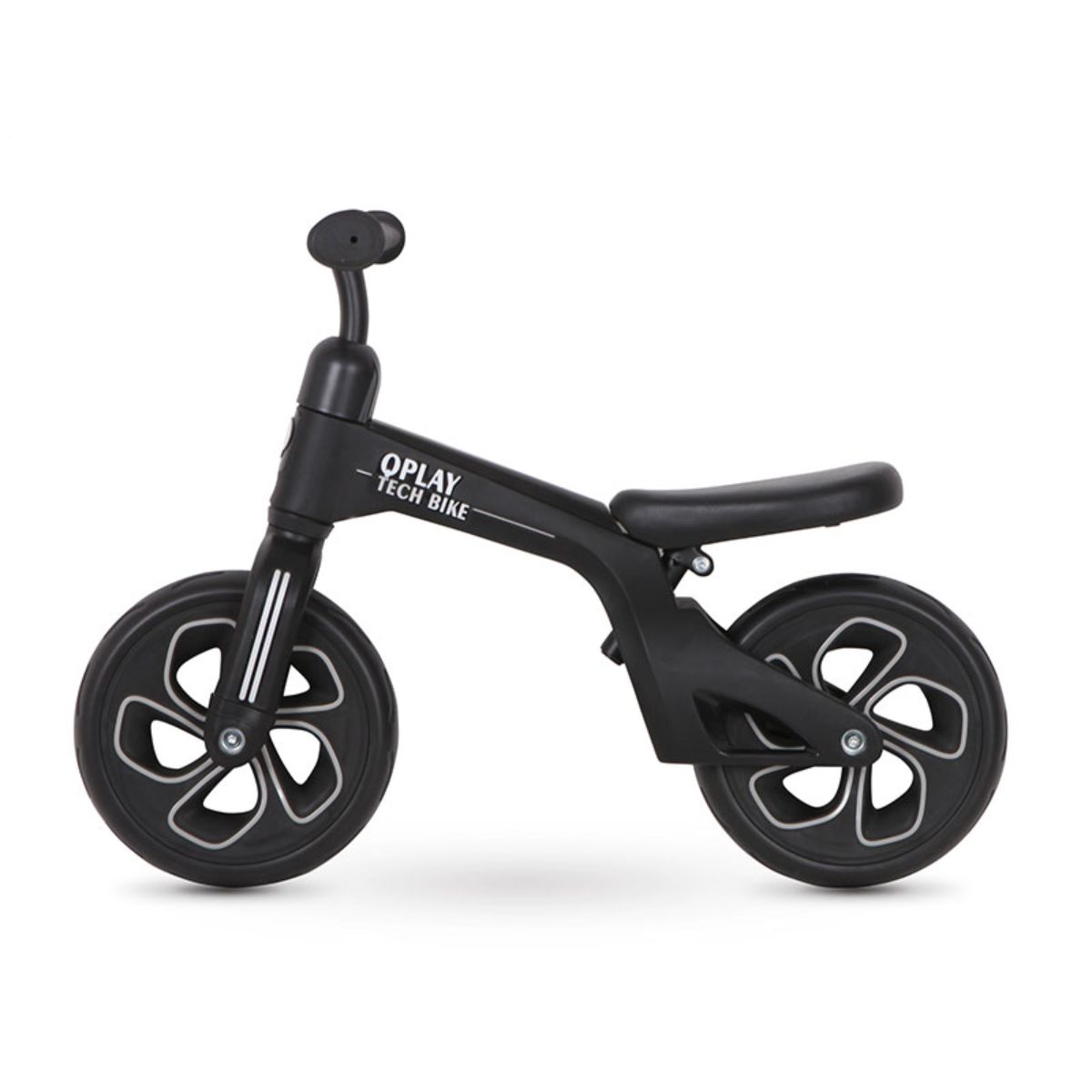 Bicicleta fara pedale DHS Baby Qplay Tech, Negru, 10 inch DHS Baby imagine noua