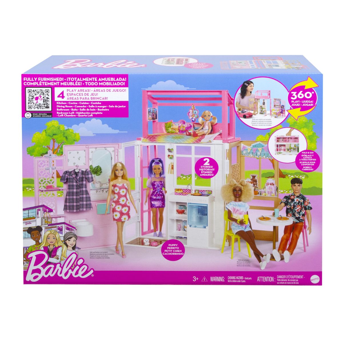 Papusa Barbie, Casa Portabila Barbie imagine noua responsabilitatesociala.ro