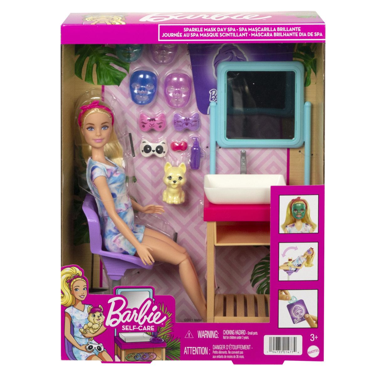 Papusa Barbie la salonul de spa Barbie imagine noua responsabilitatesociala.ro