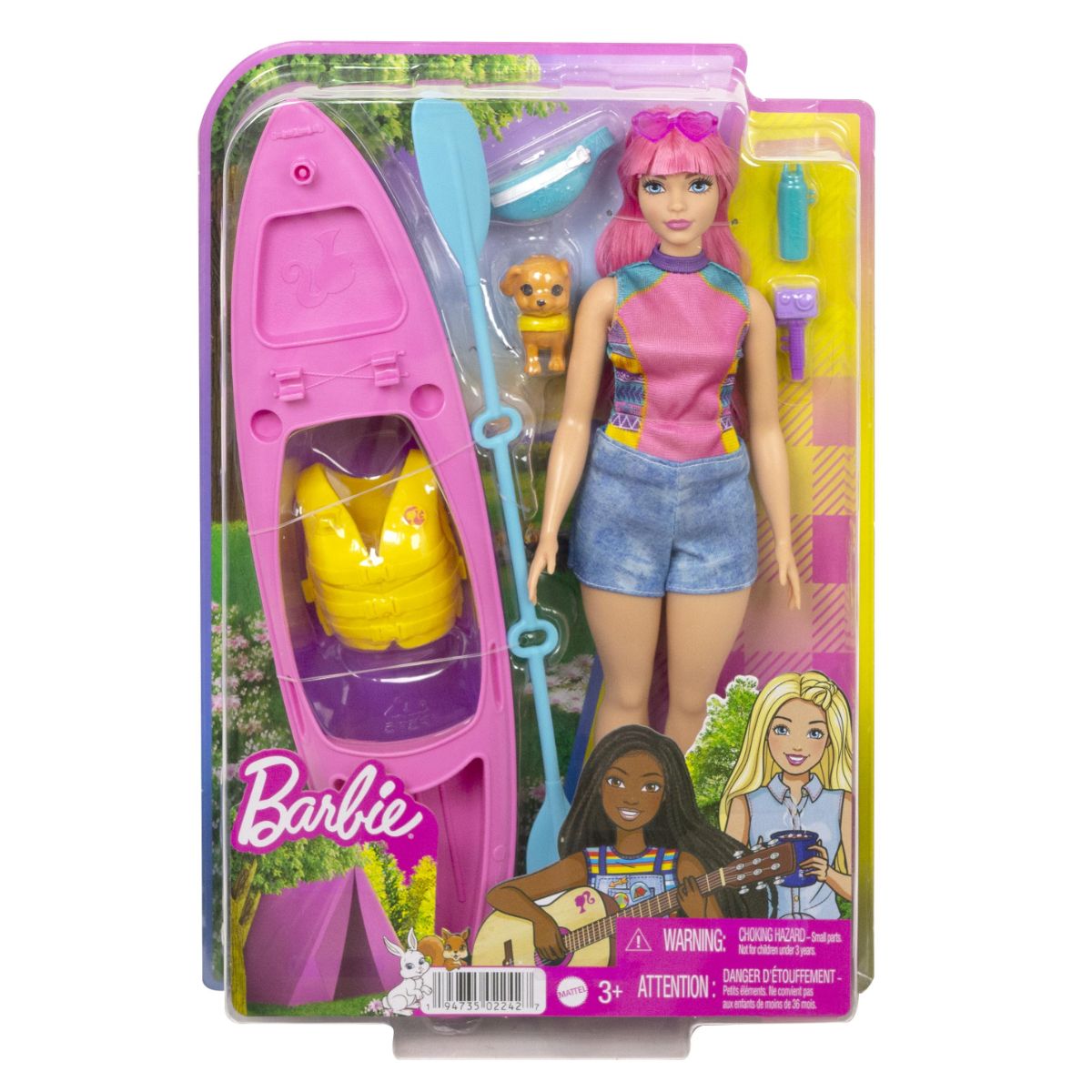 Papusa Barbie, Daisy, cu caiac Barbie imagine noua responsabilitatesociala.ro
