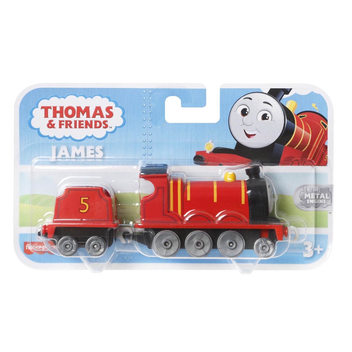 Locomotiva metalica, Thomas, cu vagon, HDY62