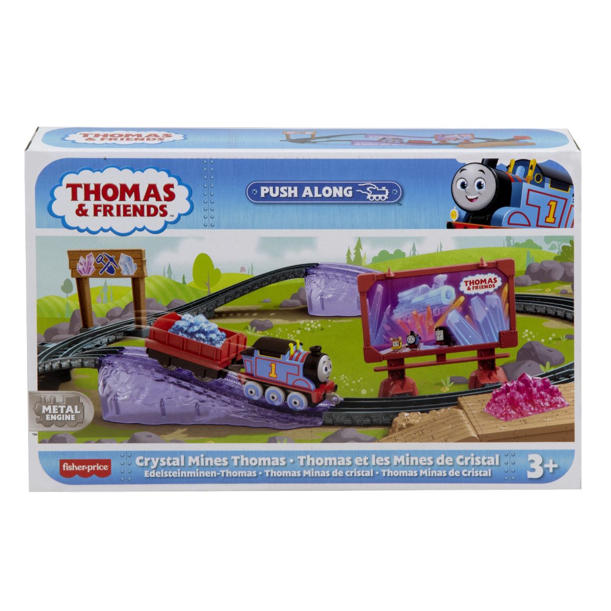 Set de joaca Thomas and Friends, Trenulet cu circuit, Thomas, HGY83 and