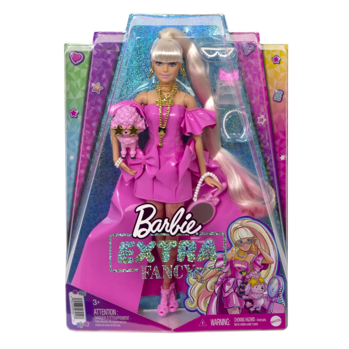 Papusa Barbie, Extra Outfit, Roz