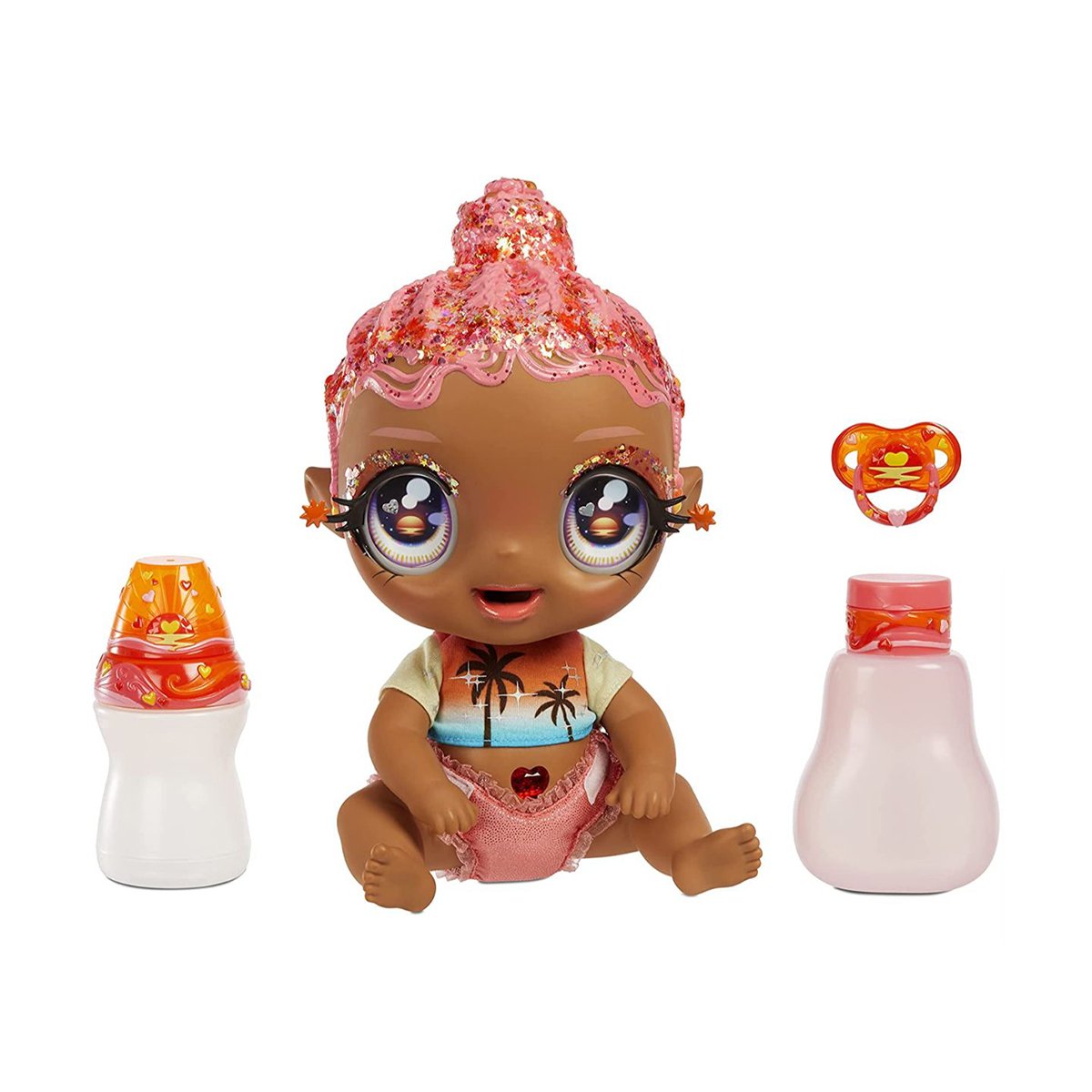 Papusa bebelus, I love U Baby Doll, Coral Pink