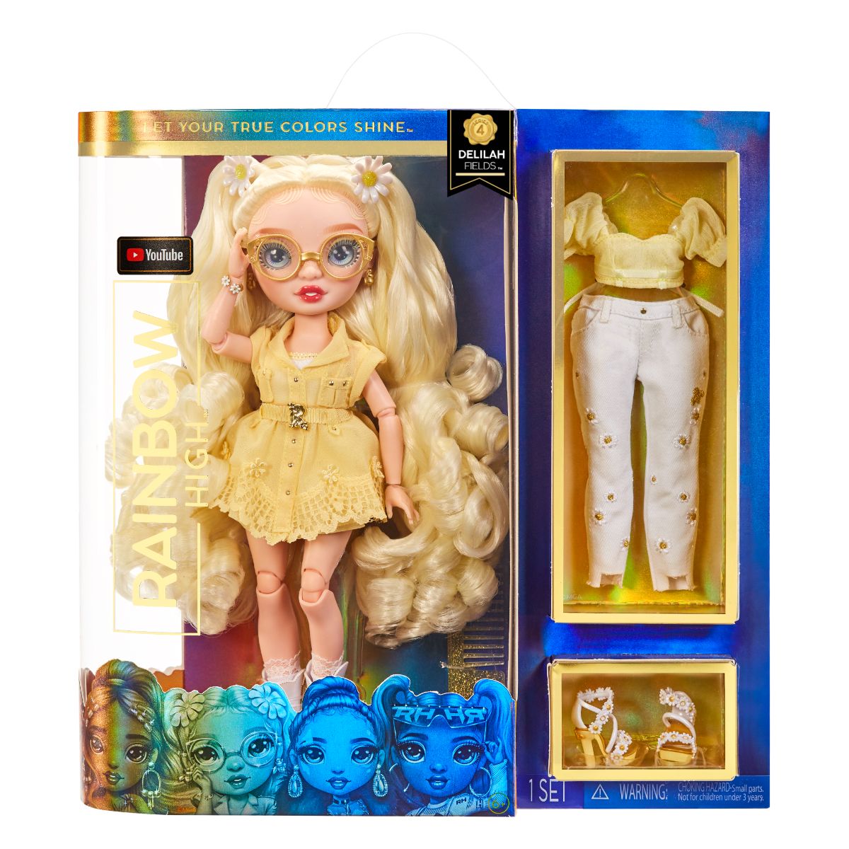 Papusa Rainbow High Fashion Doll, S4, Delilah Fields, 578307