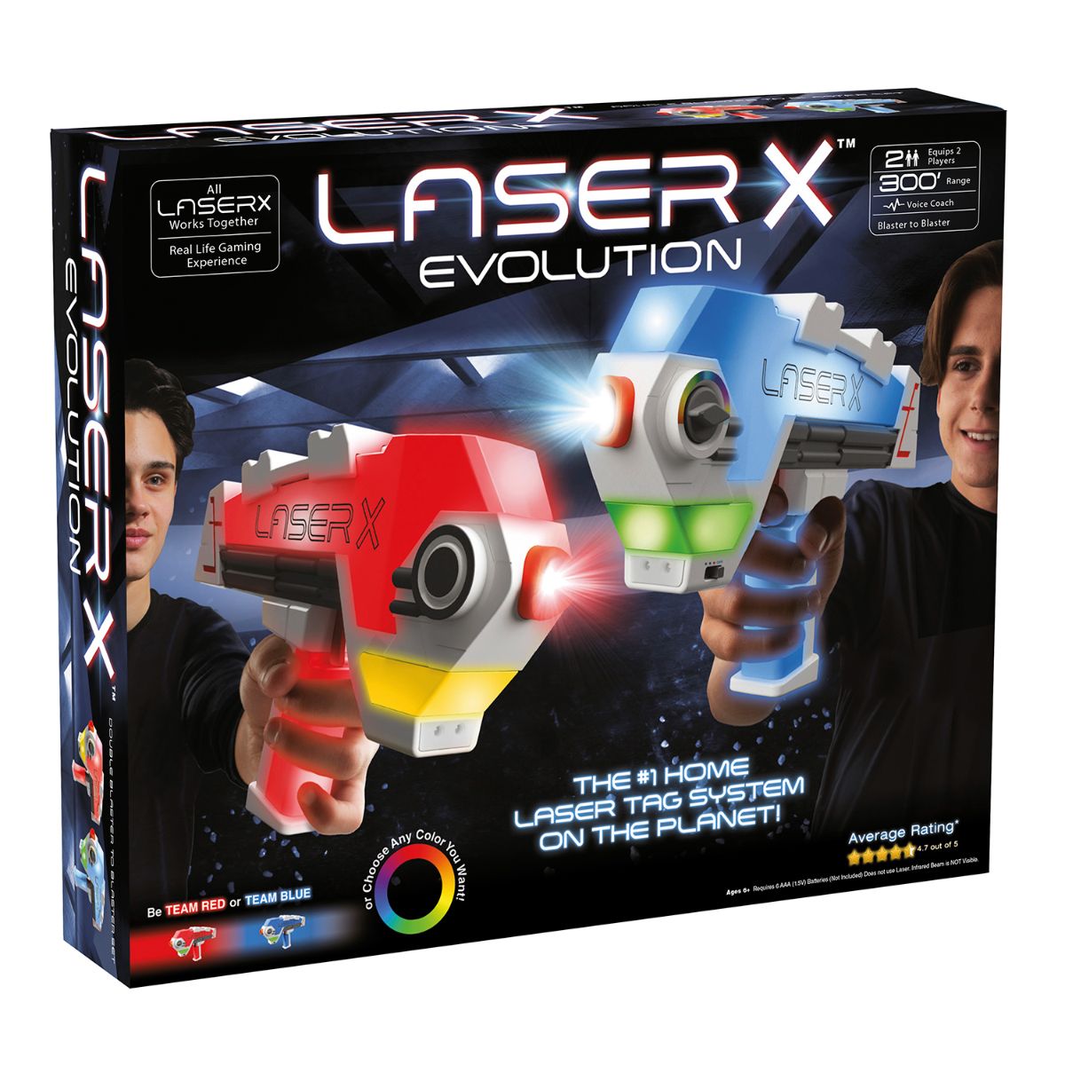 Set Blaster Dubble, Laser X Evolution, B2 aer imagine noua responsabilitatesociala.ro