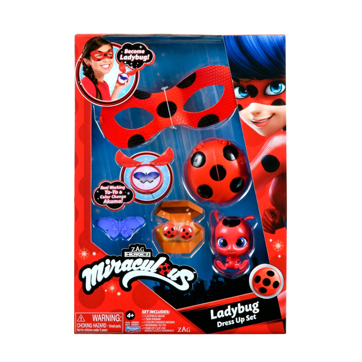 Set masca si accesorii Miraculous Ladybug