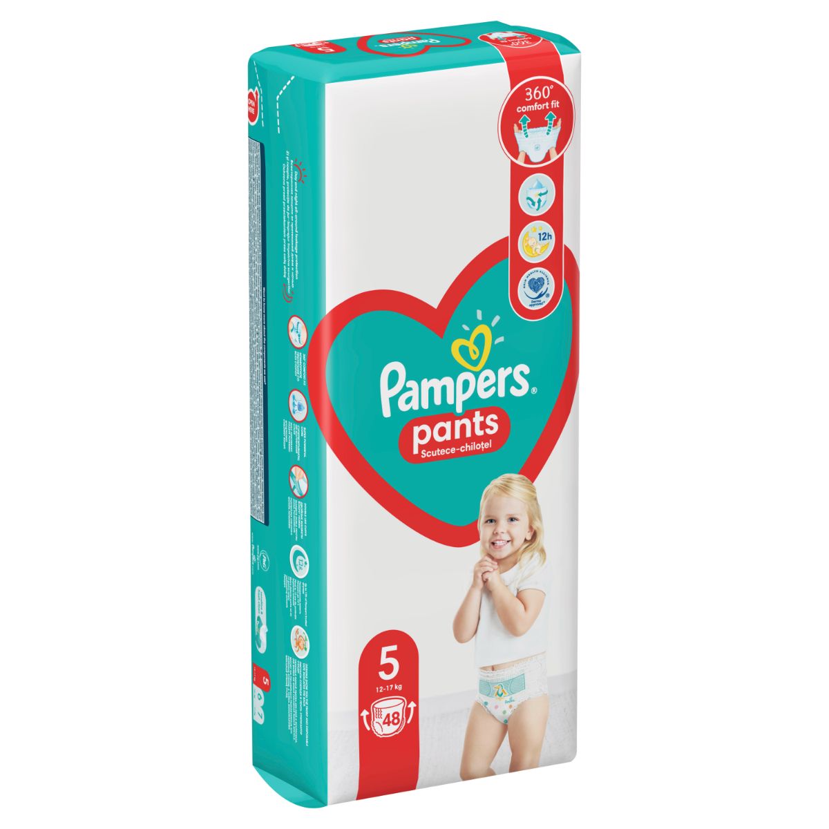 Scutece Pampers 5 Chilotel Act Baby, 12-17 kg, 48 buc