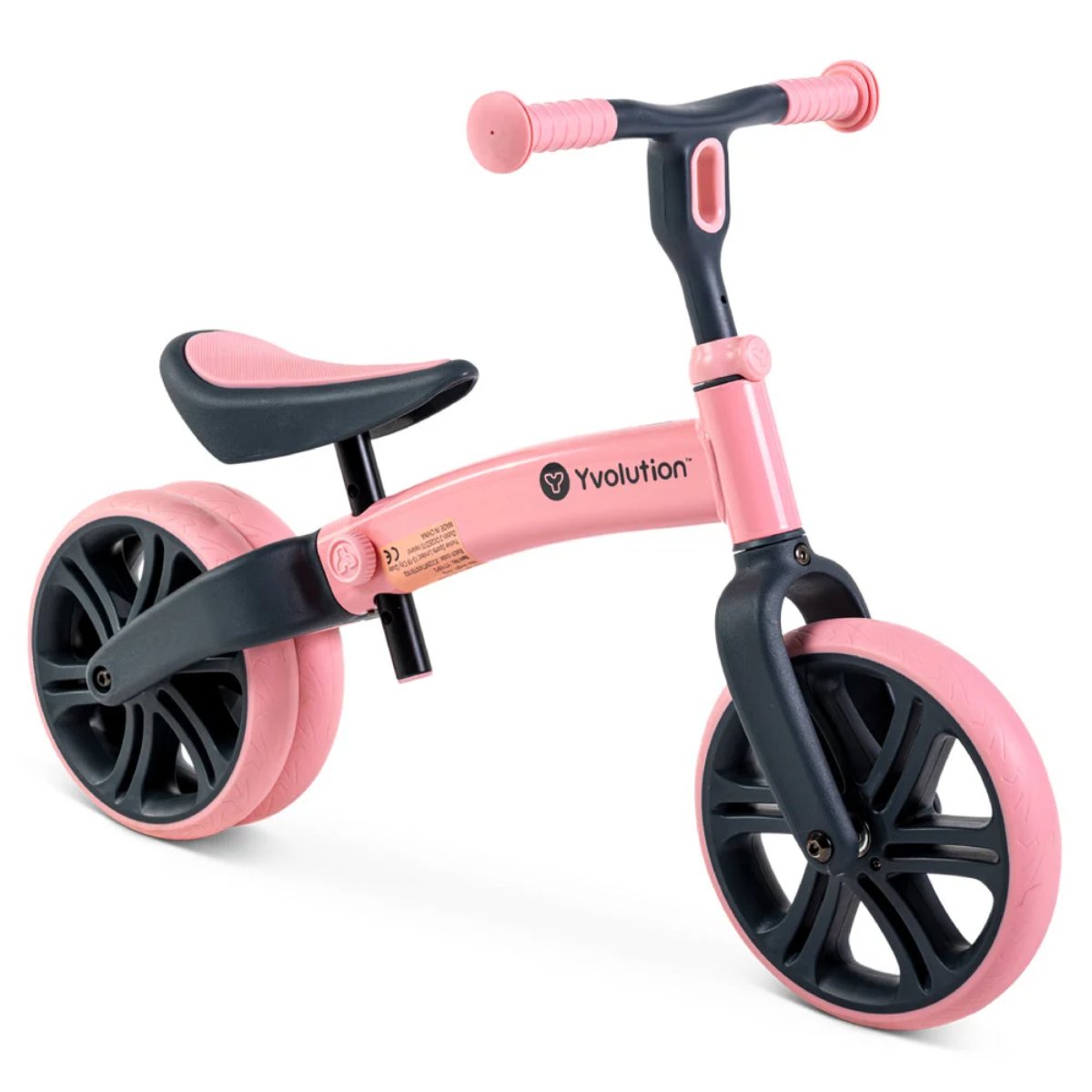 Bicicleta fara pedale Y Velo Junior, Yvolution, Pink