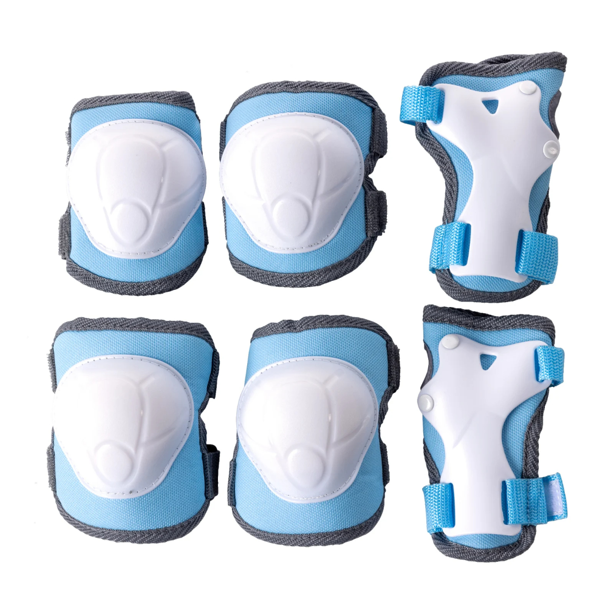 Set 6 protectii sport, 3-5 ani, Yvolution, Blue