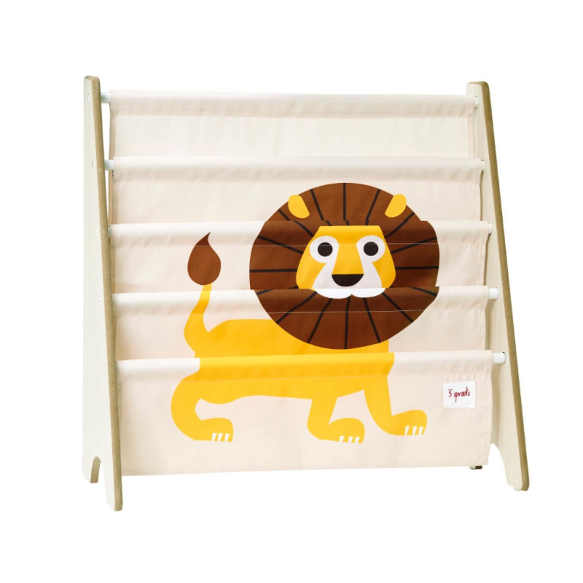 Raft organizator de carti pentru copii, 3 Sprouts, Leu