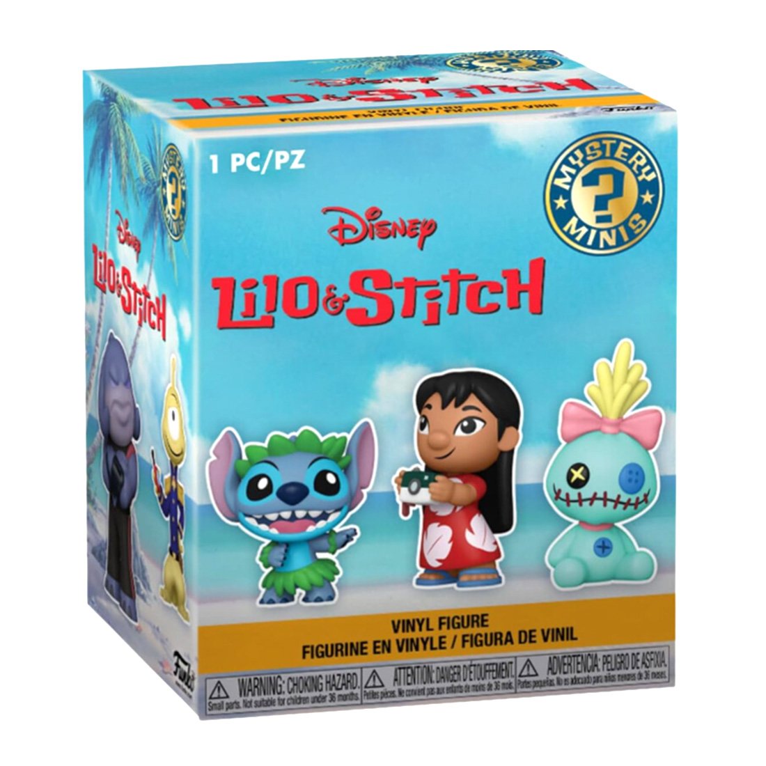 Mini figurina surpriza, Funko, Mystery Minis, Disney Lilo and Stitch