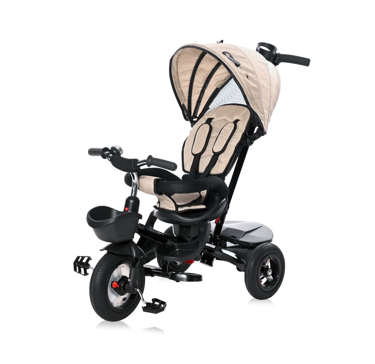 Tricicleta pentru copii, Control Parental, 12-36 Luni, Lorelli Zippy Air Pearl La Plimbare 2023-09-25