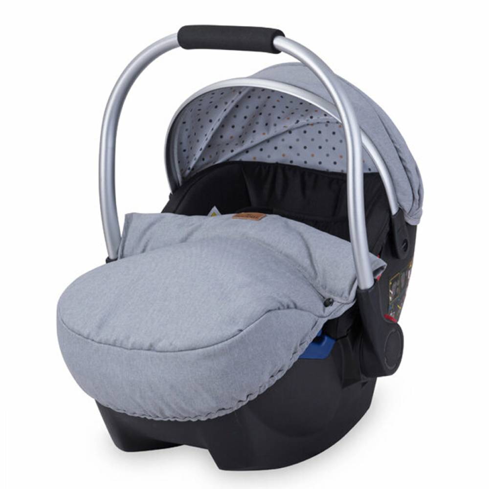 Cosulet auto Lorelli Rimini, 0-13 Kg, Grey & Black Dots