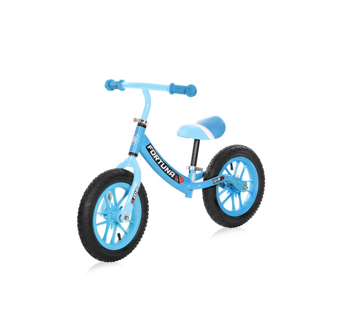 Bicicleta de echilibru, 2-5 ani, 12 inch, anvelope gonflabile, leduri, Lorelli Fortuna Air, Light Dark Blue Biciclete Copii 2023-09-25