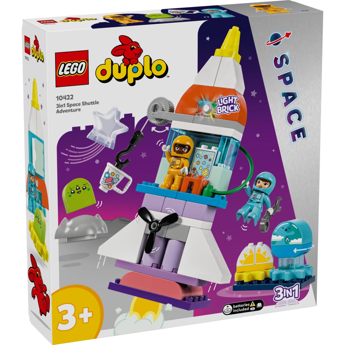 LEGO® Duplo – Aventura cu naveta spatiala 3 in 1 (10422) LEGO® imagine noua responsabilitatesociala.ro
