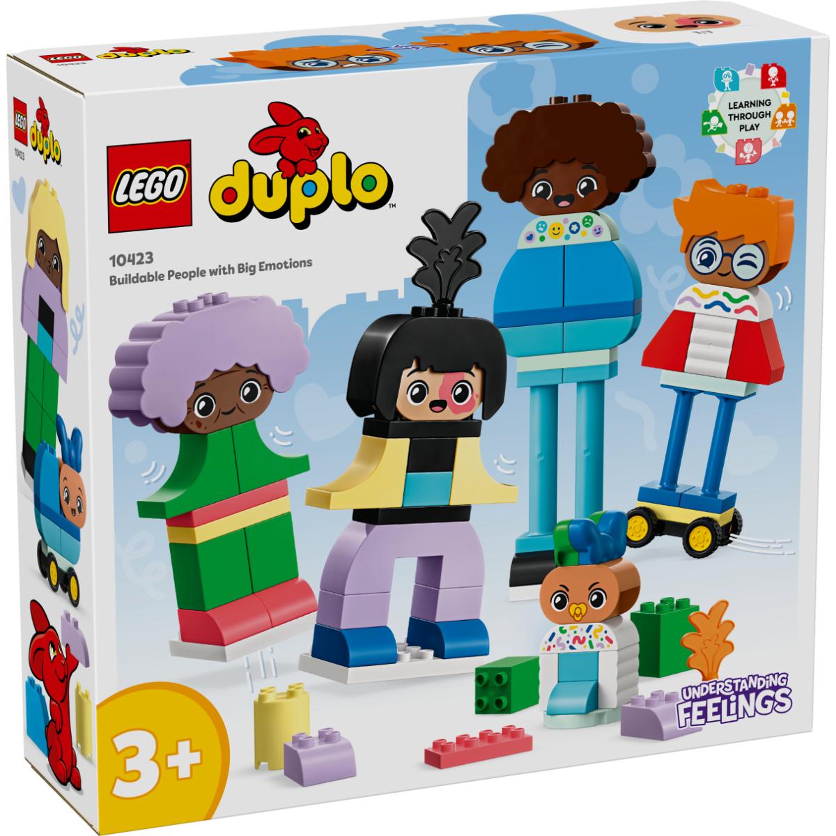 LEGO® Duplo – Oameni construibili cu emotii mari (10423) LEGO® imagine noua responsabilitatesociala.ro