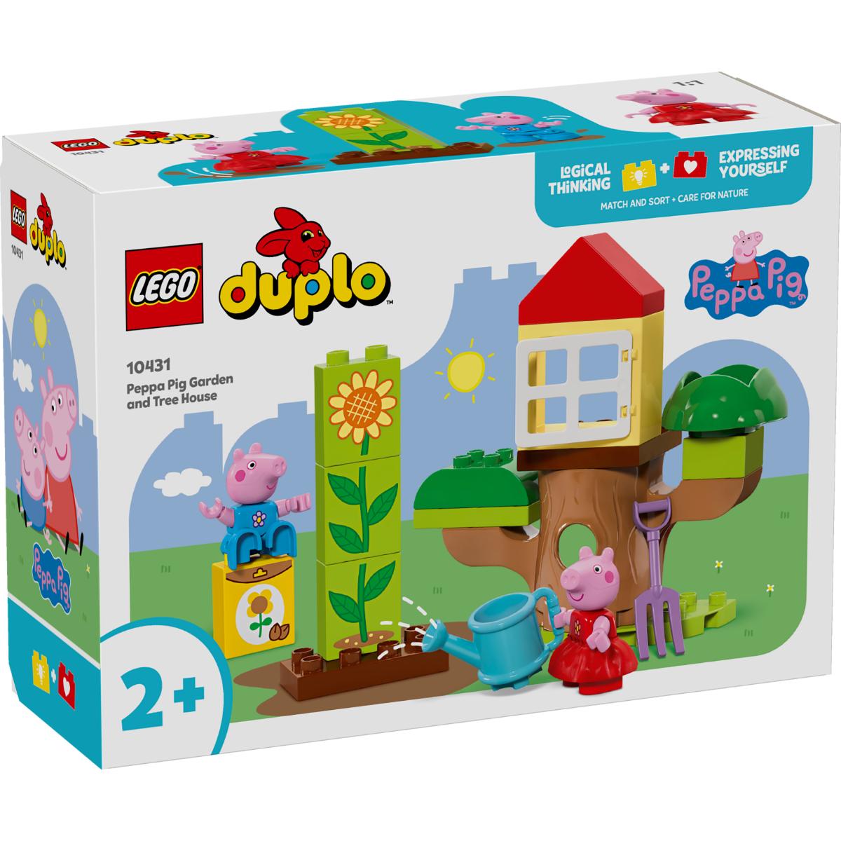 LEGO® Duplo - Gradina si casa din copac a purcelusei Peppa (10431)