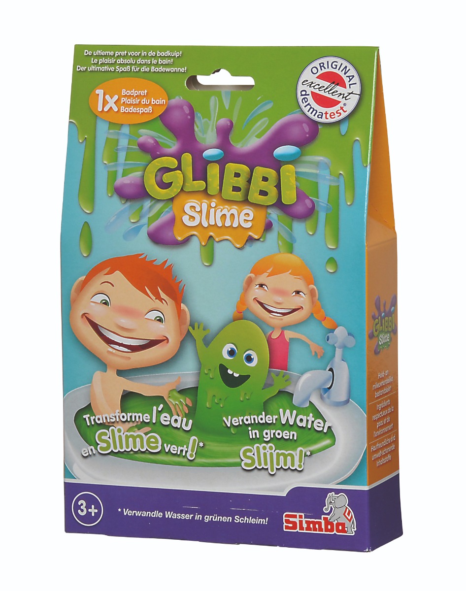 Pudra pentru baie Glibbi Slime, verde Glibbi imagine noua