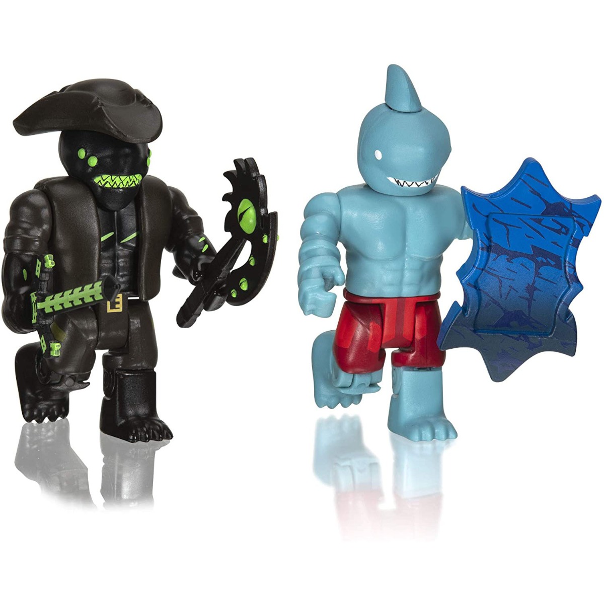 Set 2 figurine Roblox, A Pirate's Take, Shark People