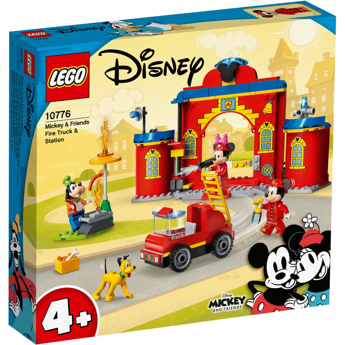 LEGO® Mickey And Friends – Statia si camionul de pompieri ale lui Mickey si prietenii sai (10776) (10776) imagine 2022 protejamcopilaria.ro