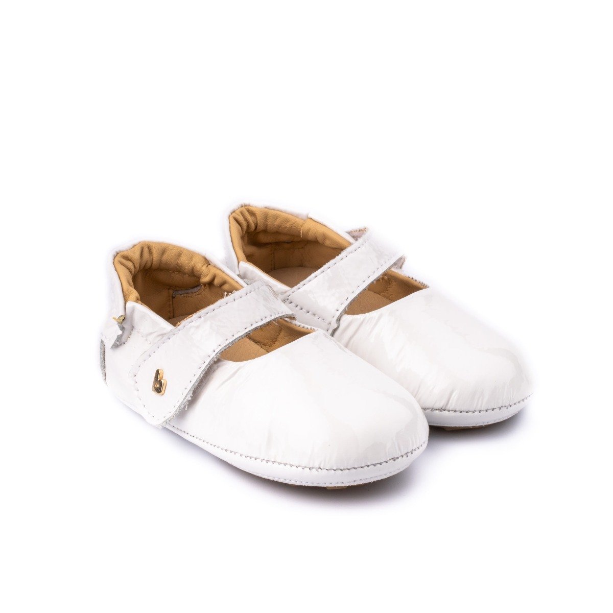Balerini lacuiti bibi shoes afeto, alb