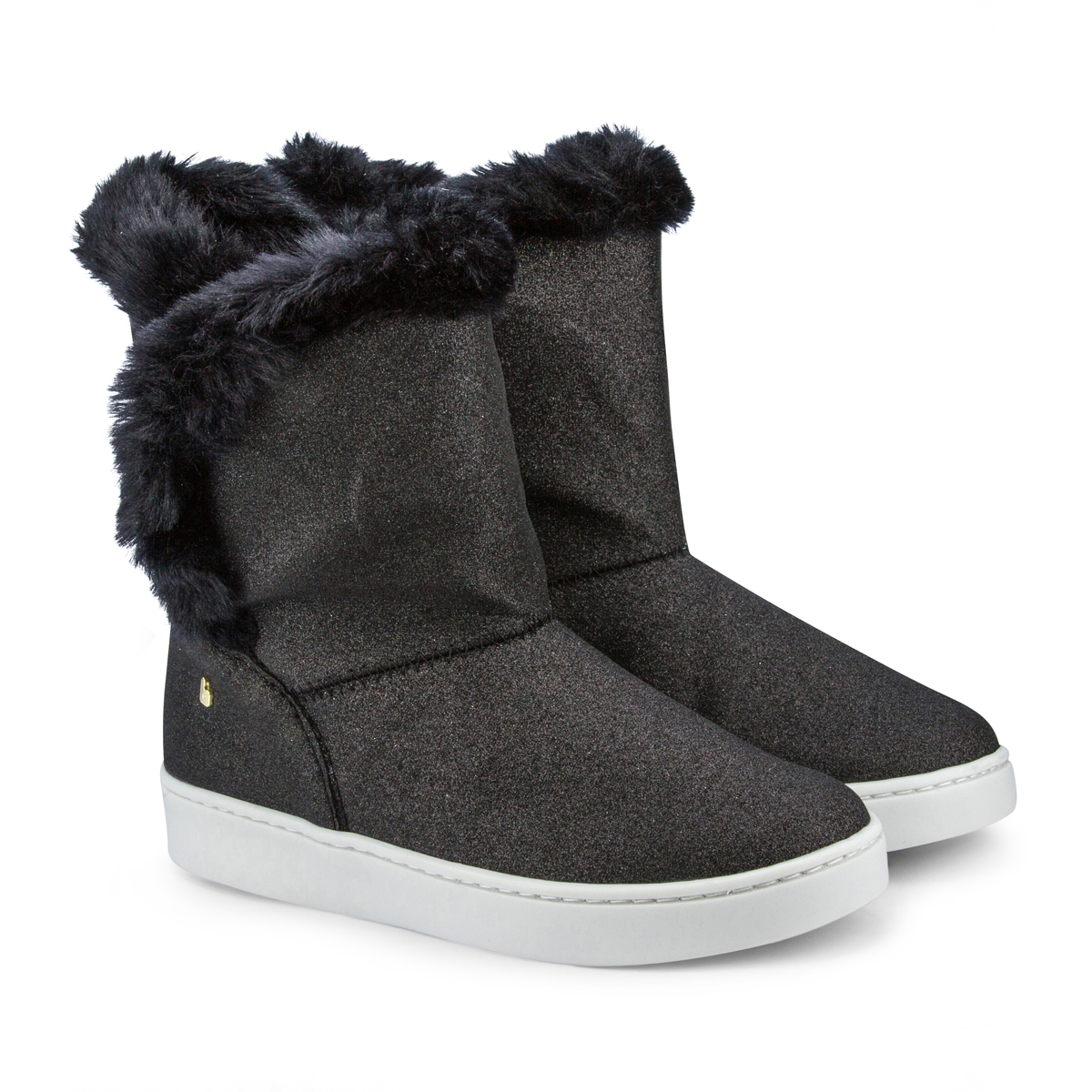 Cizme cu sclipici bibi shoes urban black