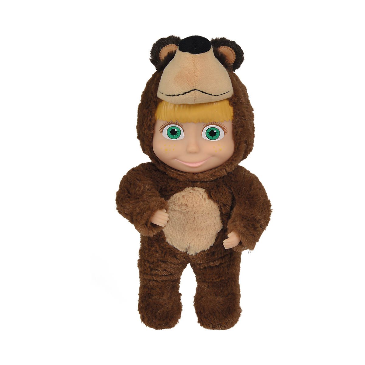 Papusa masha and the bear, in costum de urs, 25 cm