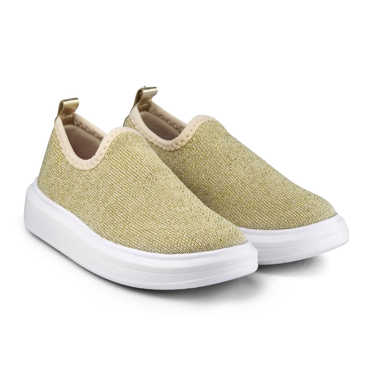 Pantofi sport bibi glam, auriu