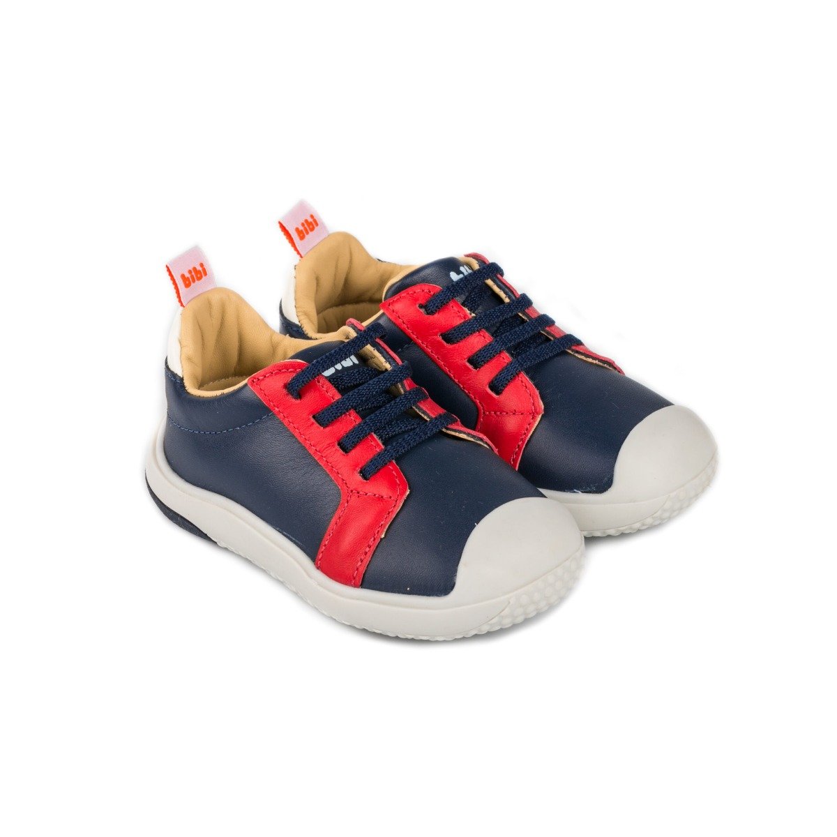 Pantofi sport cu siret bibi shoes prewalker naval, bleumarin