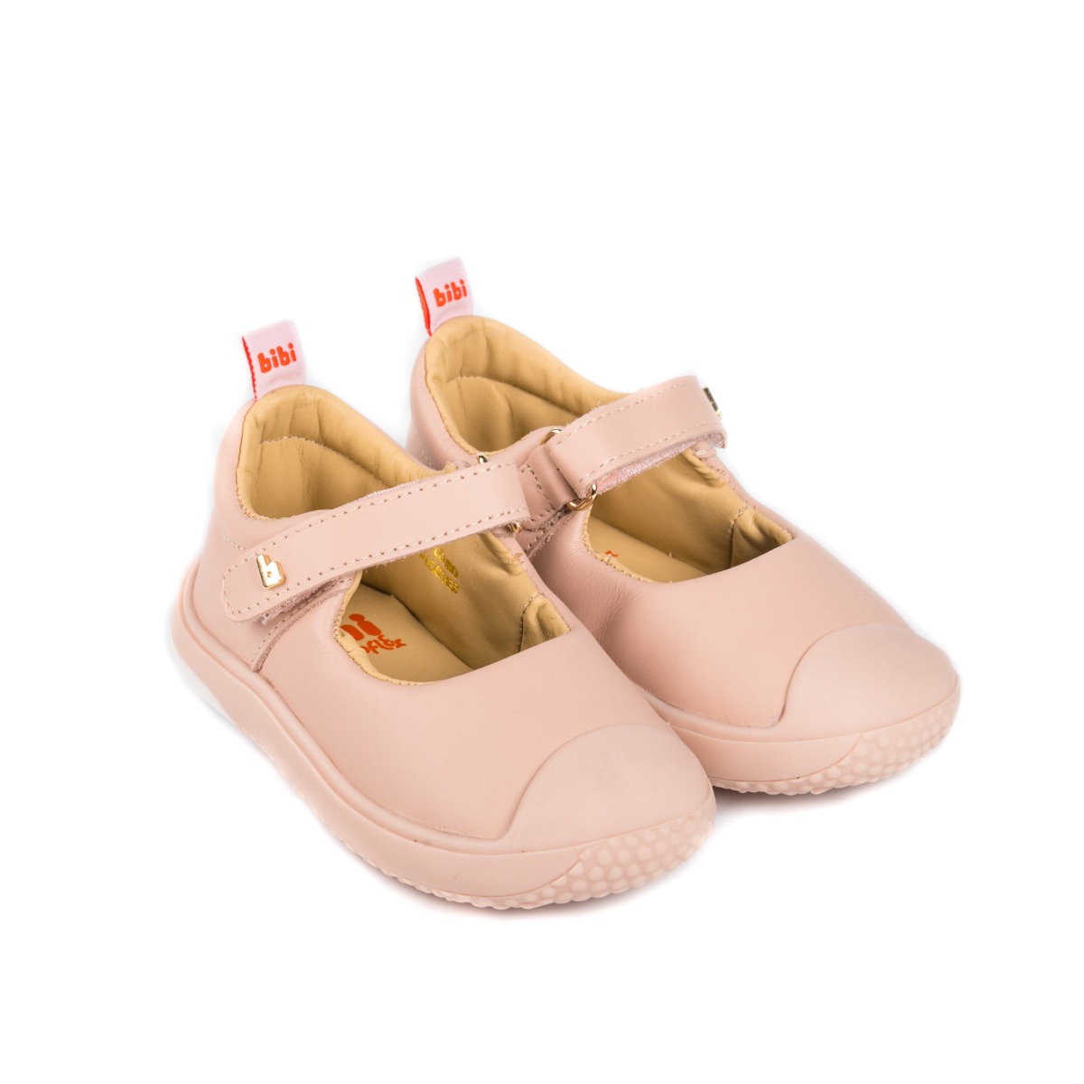 Pantofi din piele Bibi Shoes Prewalker, Roz Bibi Shoes imagine 2022