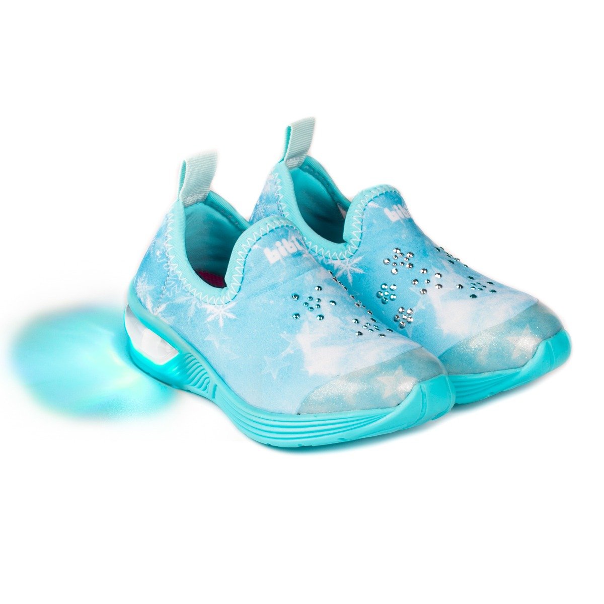Pantofi sport Bibi Shoes Led Space Wave, Albastru Bibi Shoes