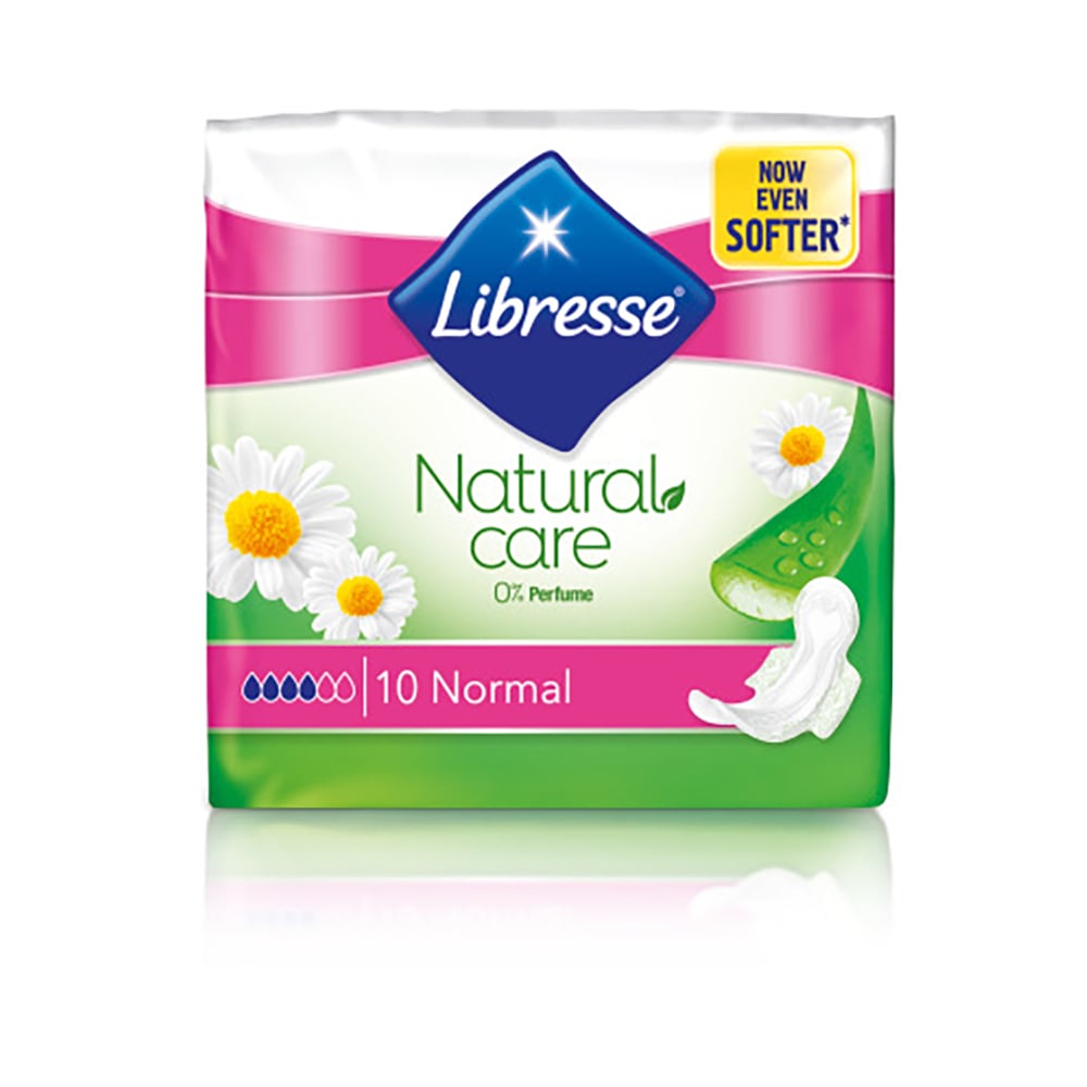 Absorbante Libresse Natural Care Ultra Normal, 10 bucati imagine