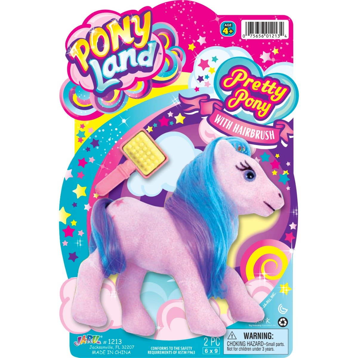 Figurina jaru, ponei cu perie de par, pony land