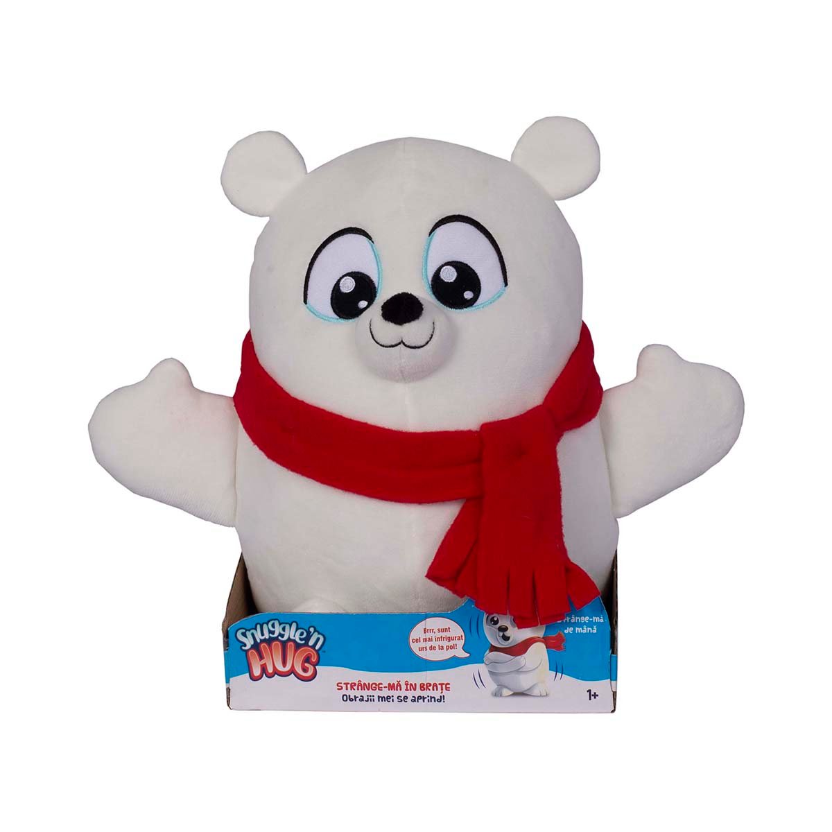 Jucarie de plus interactiva Snuggle N Hug - Urs polar