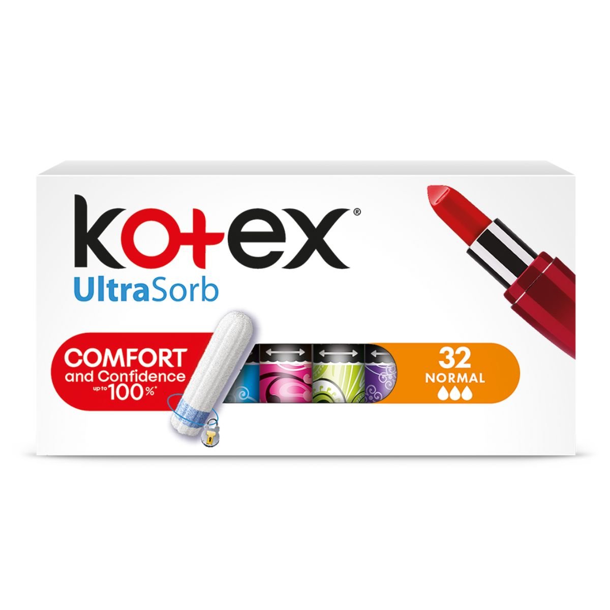 Tampoane interne Kotex Normal Ultrasorb, 32 buc buc