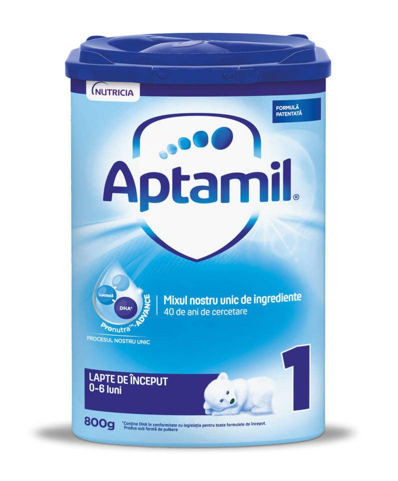 Lapte praf Nutricia Aptamil 1, 800 g, 0-6 luni