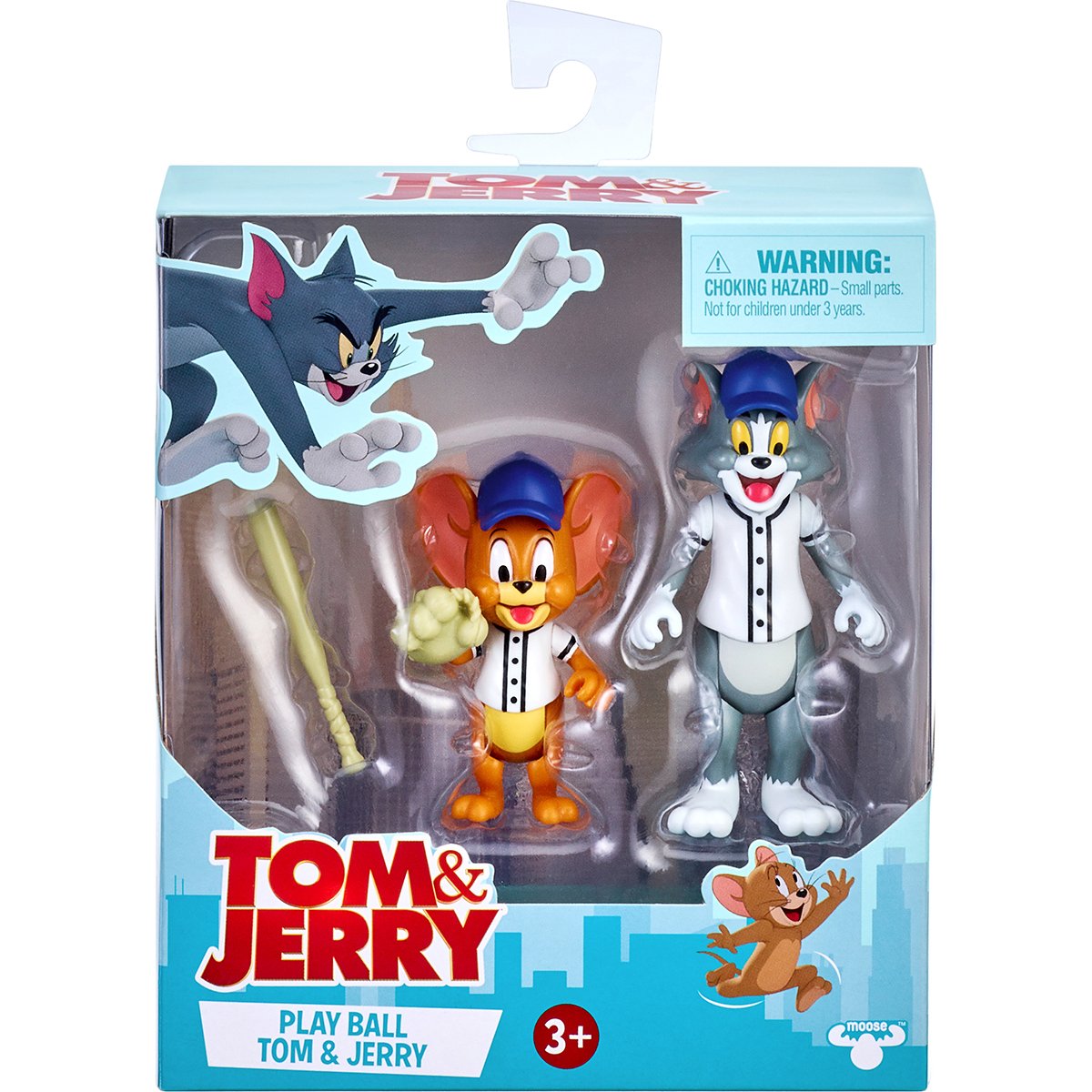 Set 2 figurine Tom and Jerry, Play Ball, S1, 8 cm
